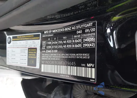 2021 Mercedes-Benz Glc 300 4Matic Suv z USA, uszkodzony, nr VIN W1N0G8EB0MF879645